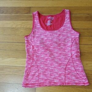 Danskin Now Heathered Pink Tank Top